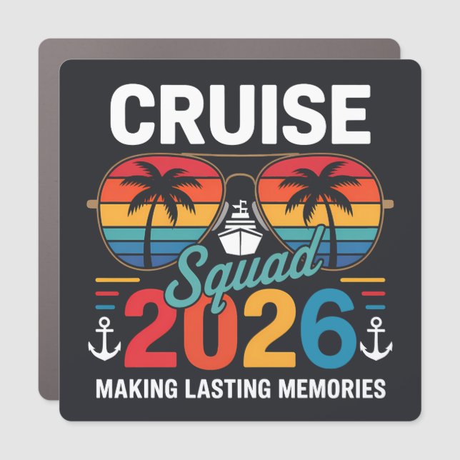 Cruise Decor Door Personalized Magnet (Front)