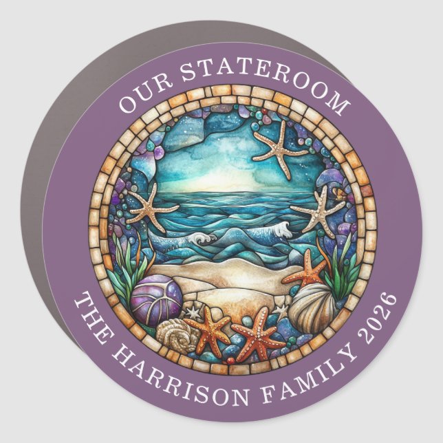 Cruise Decor Door Personalized Magnet (Front)
