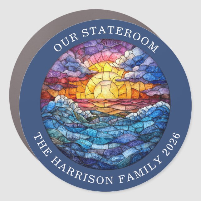 Cruise Decor Door Personalized Magnet (Front)