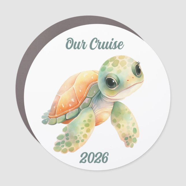 Cruise Decor Door Personalized Magnet (Front)