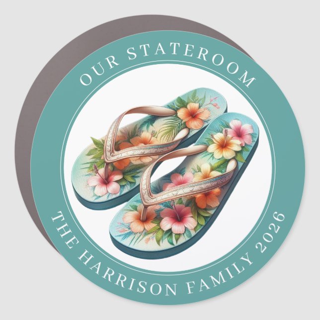 Cruise Decor Door Personalized Magnet (Front)