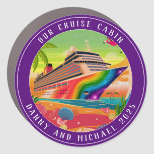 Cruise Decor Door Personalized Magnet