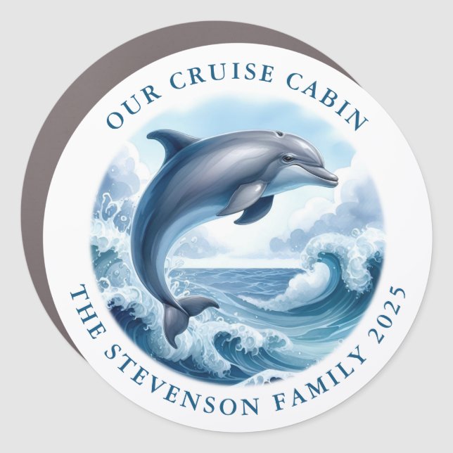 Cruise Decor Door Personalized Magnet (Front)