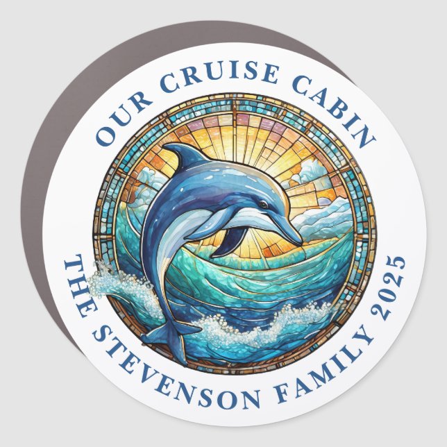 Cruise Decor Door Personalized Magnet (Front)