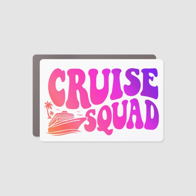 Cruise Decor Door Personalized Magnet (Front)