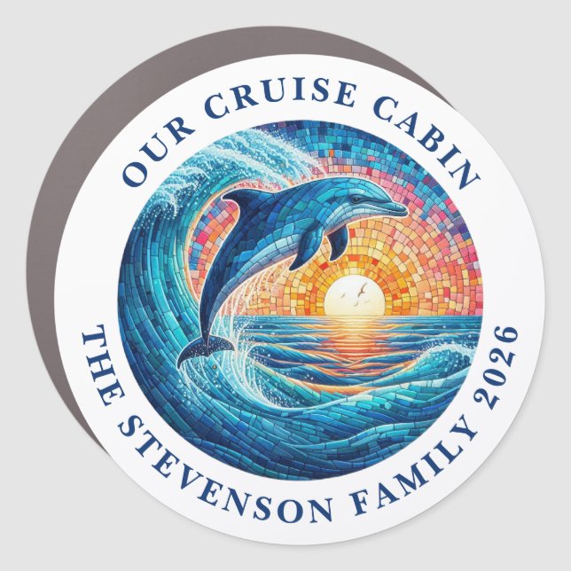 Cruise Decor Door Personalized Magnet (Front)