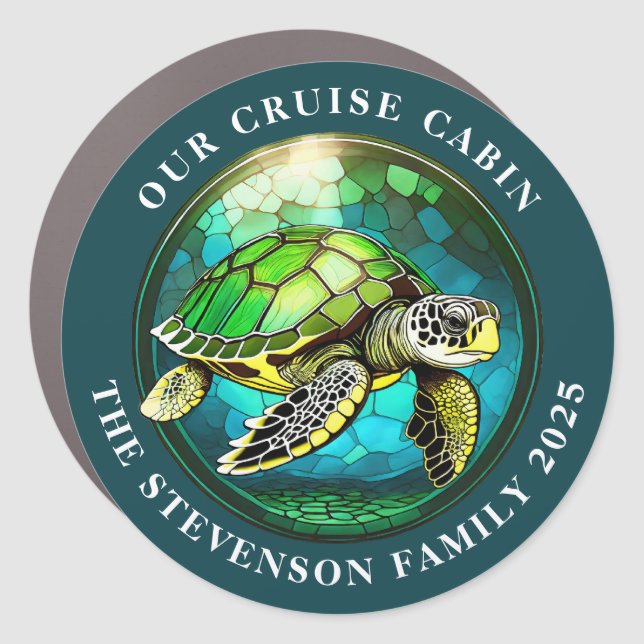 Cruise Decor Door Personalized Magnet (Front)