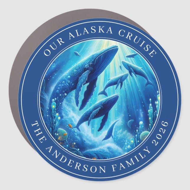 Cruise Decor Door Personalized Magnet (Front)