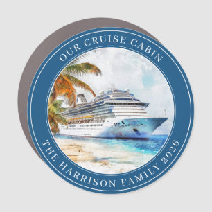 Cruise Decor Door Personalized Magnet