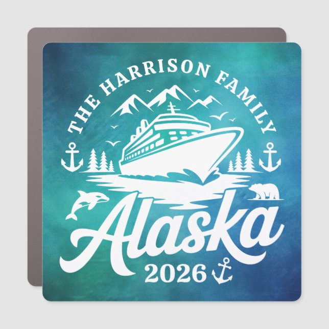 Cruise Decor Door Personalized Magnet (Front)