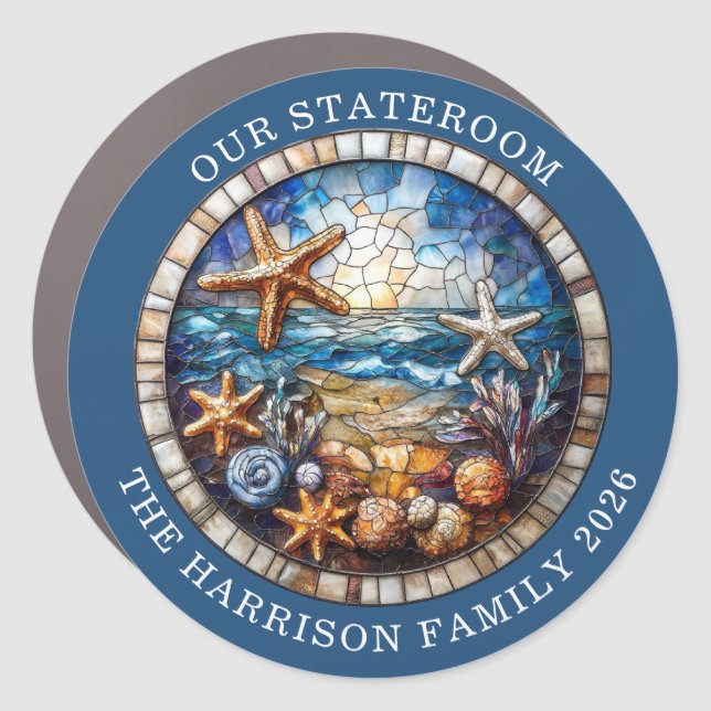 Cruise Decor Door Personalized Magnet (Front)