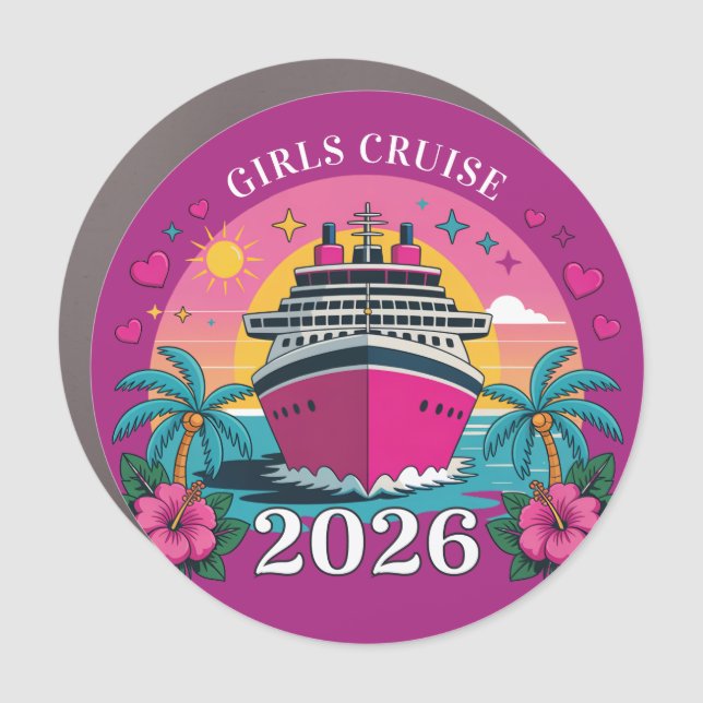 Cruise Decor Door Personalized Magnet (Front)