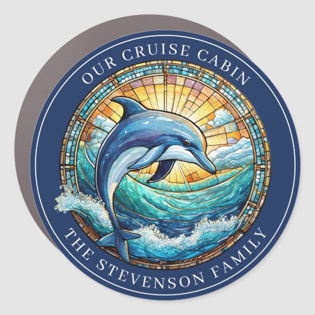 Cruise Decor Door Personalized Magnet (Front)