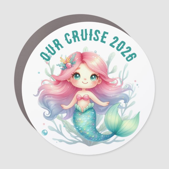 Cruise Decor Door Personalized Magnet (Front)