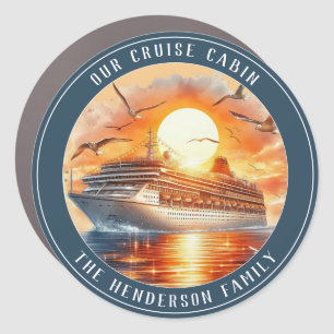 Cruise Decor Door Personalized Magnet