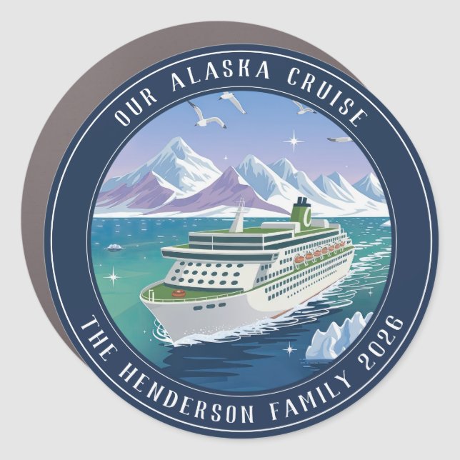 Cruise Decor Door Personalized Magnet (Front)