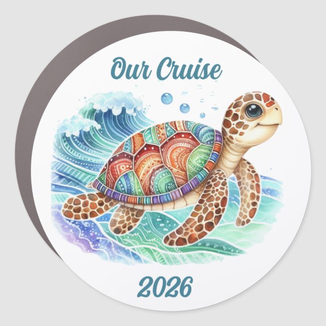 Cruise Decor Door Personalized Magnet (Front)