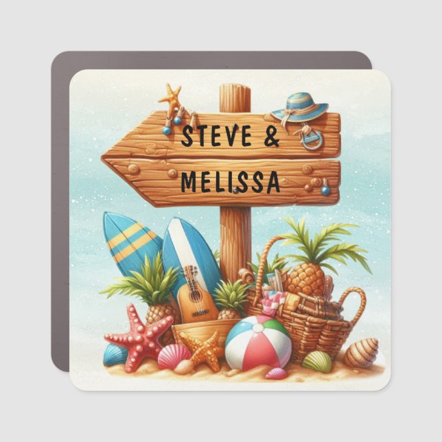 Cruise Decor Door Personalized Magnet (Front)