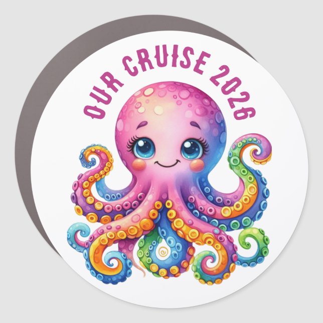 Cruise Decor Door Personalized Magnet (Front)