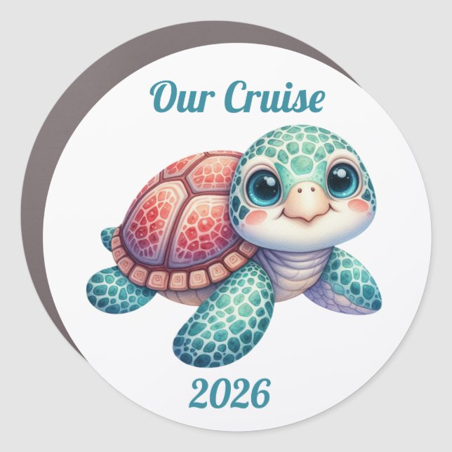 Cruise Decor Door Personalized Magnet (Front)