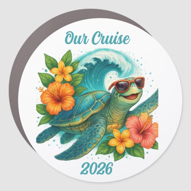 Cruise Decor Door Personalized Magnet (Front)
