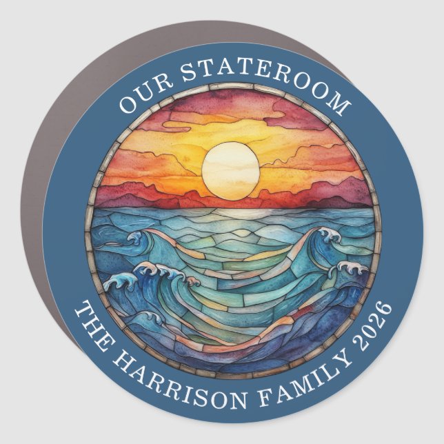Cruise Decor Door Personalized Magnet (Front)