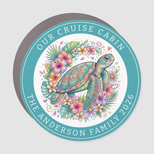 Cruise Decor Door Personalized Magnet (Front)