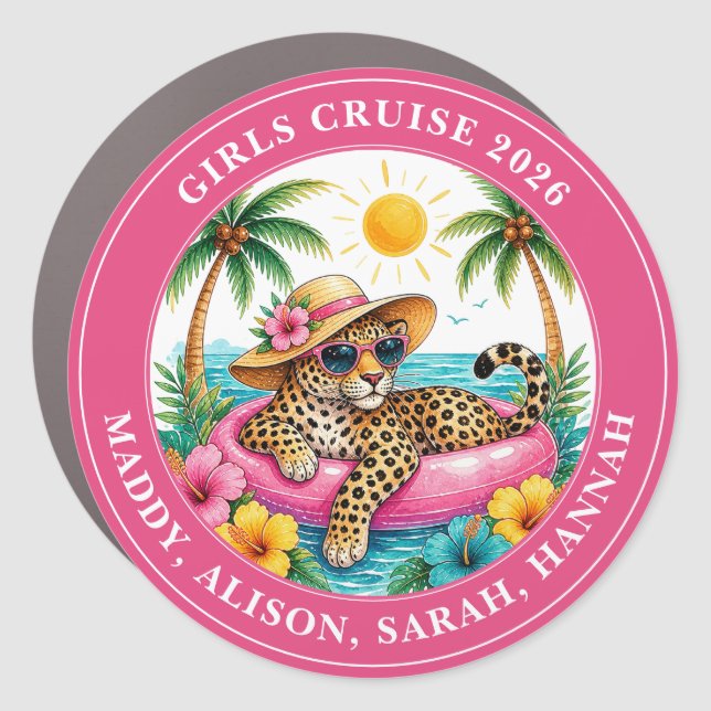 Cruise Decor Door Personalized Magnet (Front)