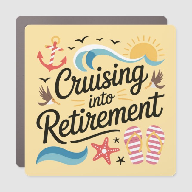 Cruise Decor Door Personalized Magnet (Front)