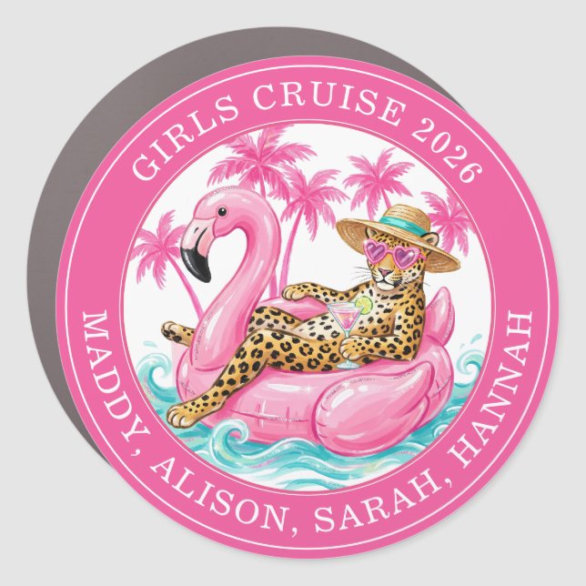 Cruise Decor Door Personalized Magnet (Front)