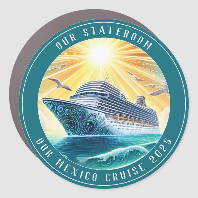 Cruise Decor Door Personalized Magnet (Front)