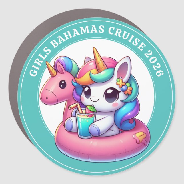 Cruise Decor Door Personalized Magnet (Front)