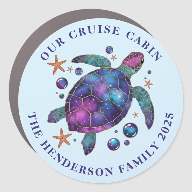 Cruise Decor Door Personalized Magnet (Front)