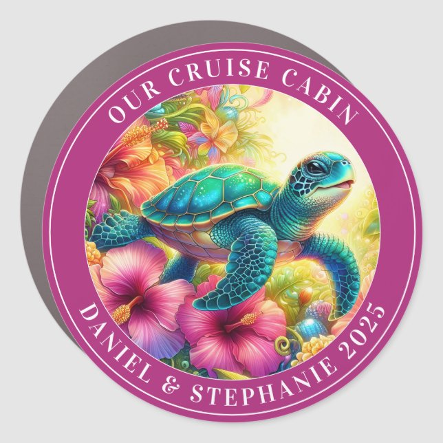 Cruise Decor Door Personalized Magnet (Front)