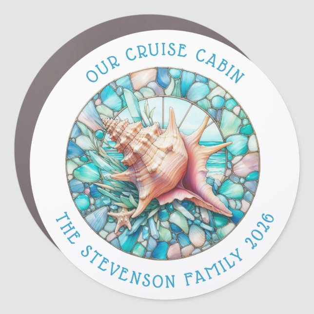 Cruise Decor Door Personalized Magnet (Front)