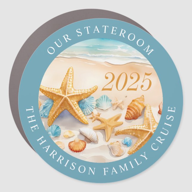 Cruise Decor Door Personalized Magnet (Front)