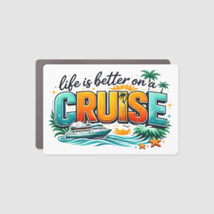 Cruise Decor Door Personalized Magnet