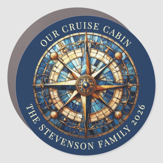 Cruise Decor Door Personalized Magnet (Front)
