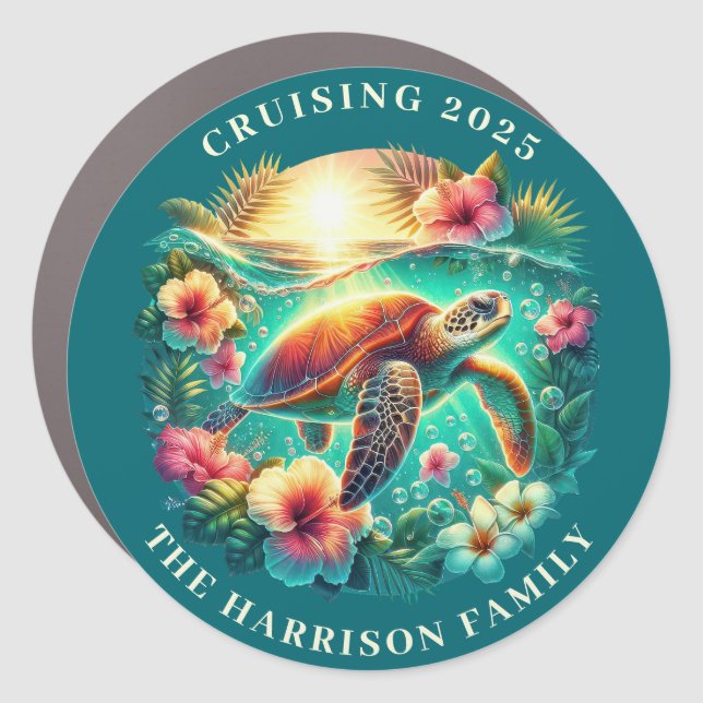 Cruise Decor Door Personalized Magnet (Front)