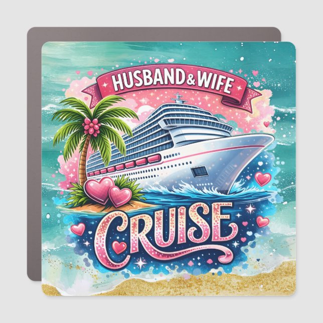 Cruise Decor Door Personalized Magnet (Front)