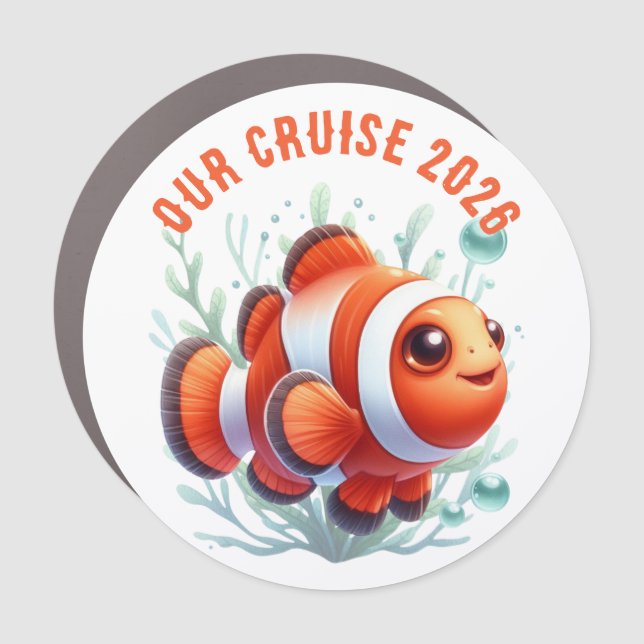 Cruise Decor Door Personalized Magnet (Front)