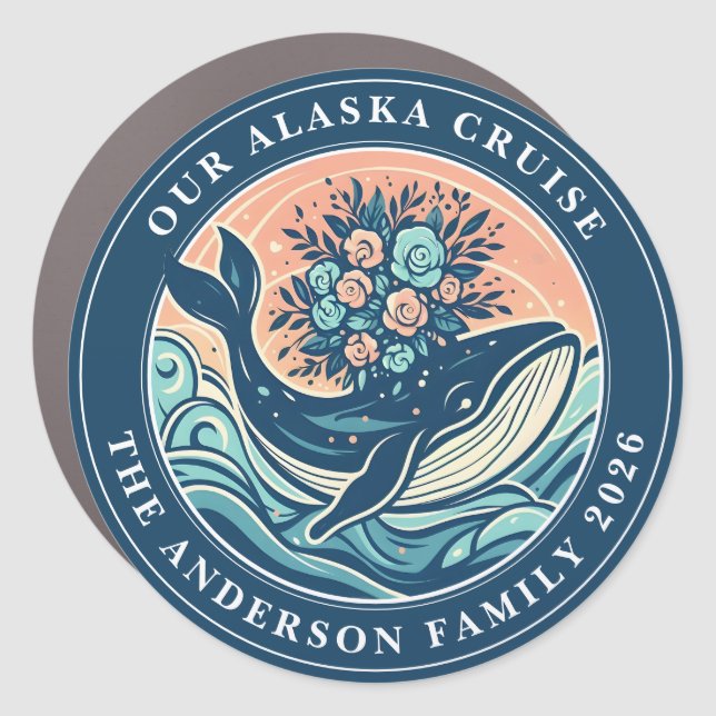 Cruise Decor Door Personalized Magnet (Front)
