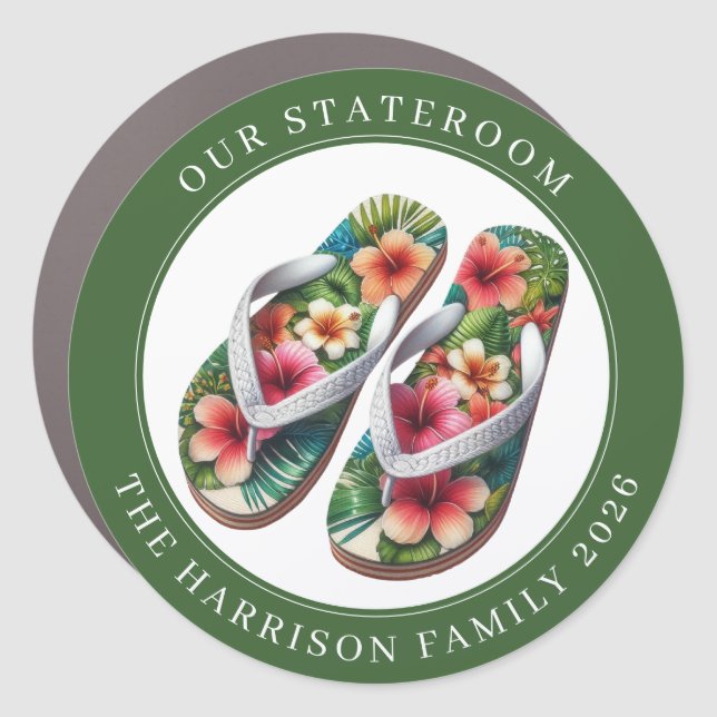 Cruise Decor Door Personalized Magnet (Front)