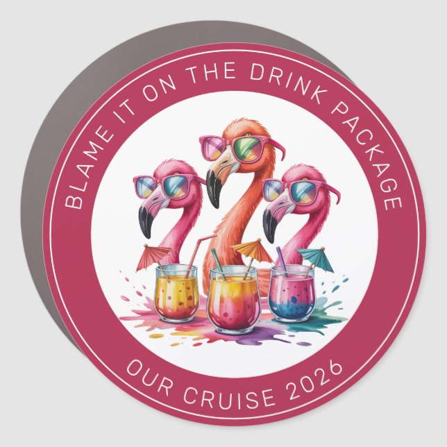 Cruise Decor Door Personalized Magnet (Front)