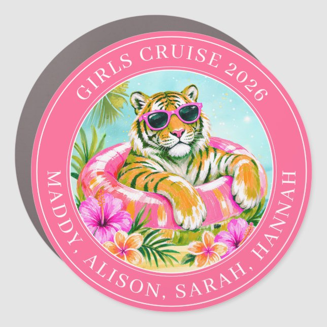 Cruise Decor Door Personalized Magnet (Front)