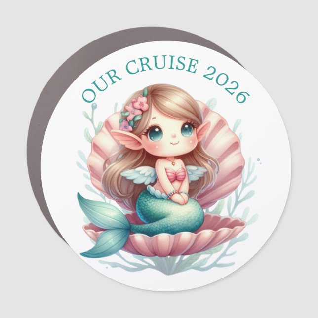 Cruise Decor Door Personalized Magnet (Front)