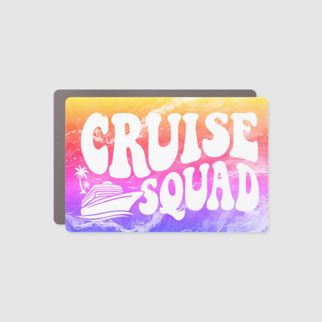 Cruise Decor Door Personalized Magnet (Front)