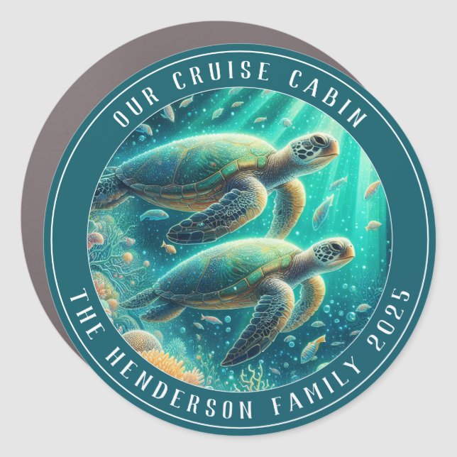 Cruise Decor Door Personalized Magnet (Front)