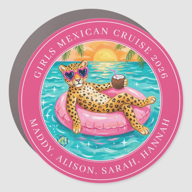 Cruise Decor Door Personalized Magnet (Front)