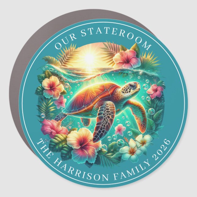 Cruise Decor Door Personalized Magnet (Front)